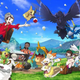 Key art shows the characters from Pokémon Scarlet and Violet having a picnic.